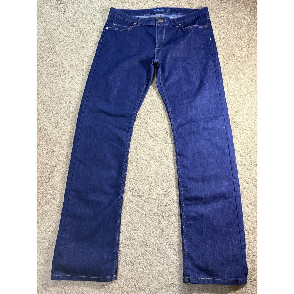 Patagonia Straight Regular Jeans Women 31 Blue Denim Mid Rise‎ Outdoor